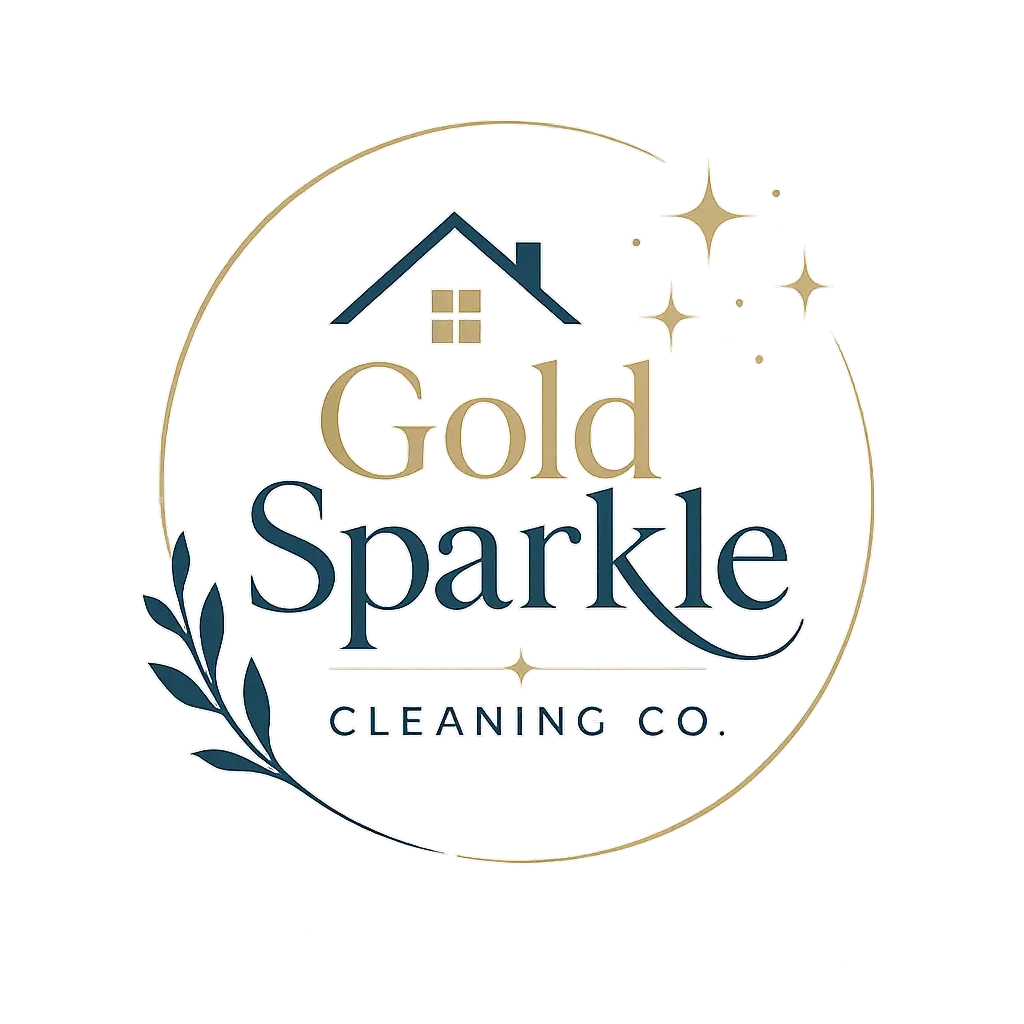 Gold Sparkle Cleaning Co Logo
